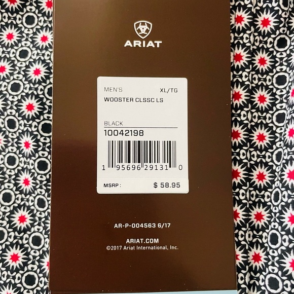 Ariat Men’s Oxford Dress Shirt - Picture 3 of 4